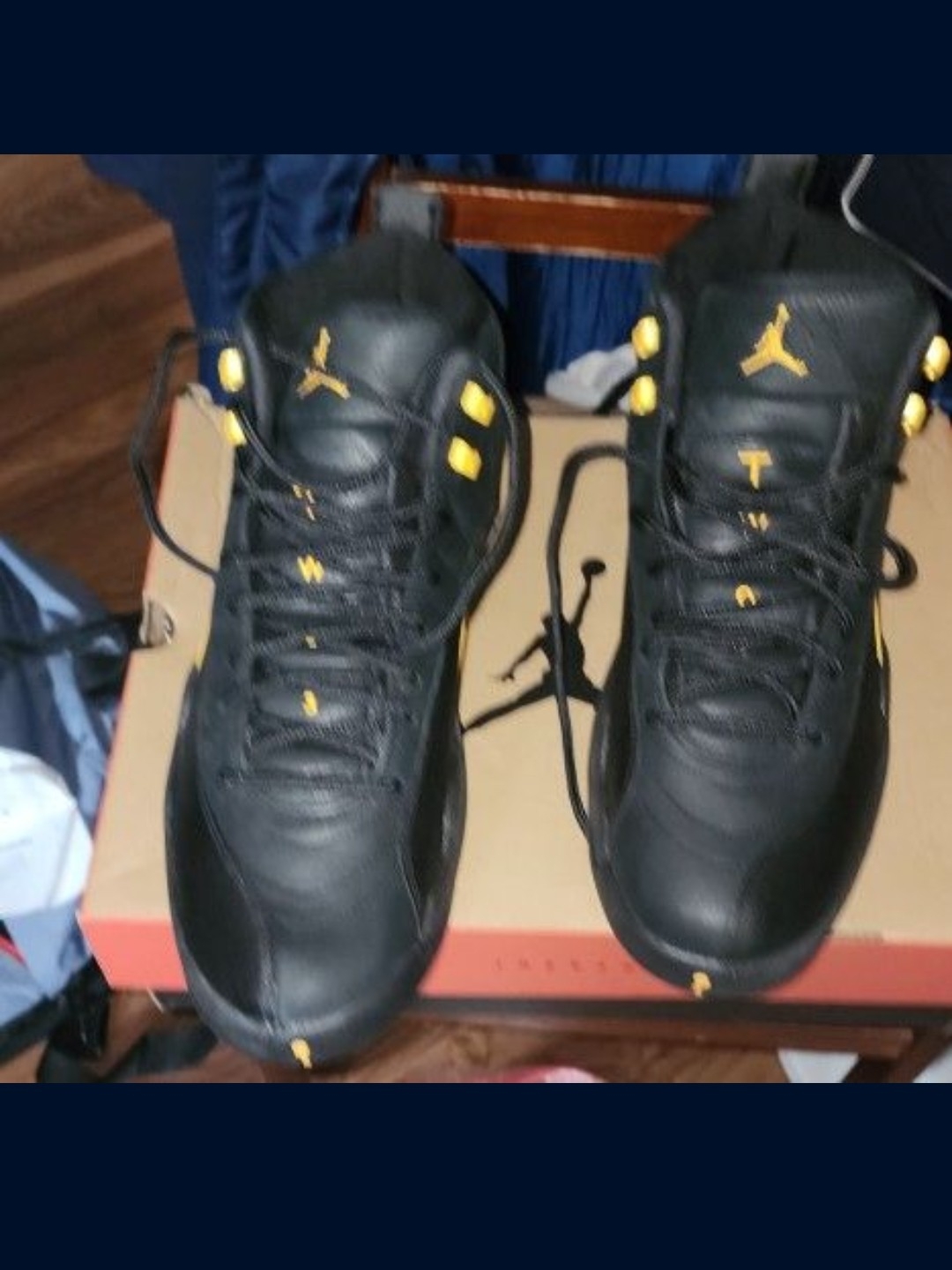 Nike Black And Yellow Men's Athletic Shoes